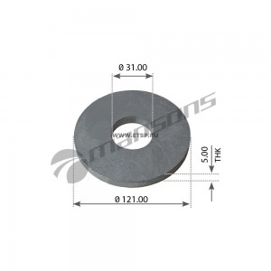 BPW крепления полурессоры 31x121x4.75 300.176 MANSONS
