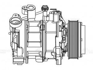 Компрессор кондиц. для ам BMW X1 (E84) (11-),3 (F30) (11-) (LCAC 2684) LCAC 2684 LUZAR