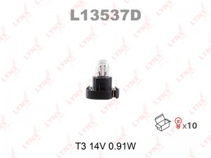 T3 14 V- 0,91W панель приборов L13537D LYNXAUTO