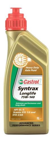 Замена на 15D7A8 Трансмиссионное масло Castrol Syntrax Longlife 75W-140 1л 1543A 1543AE CASTROL