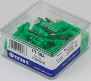 к-кт предохранителей! 30А 50шт\ FT00030050 TESLA