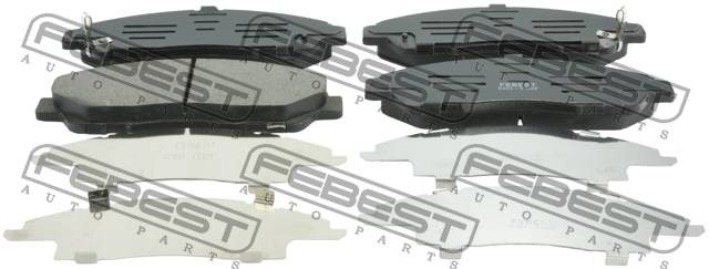 Колодки передние HONDA PILOT YF4 2009- 0301-YD2F 0301YD2F FEBEST