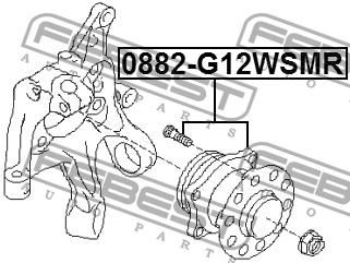Ступица 0882-G12WSMR 0882-G12WSMR FEBEST