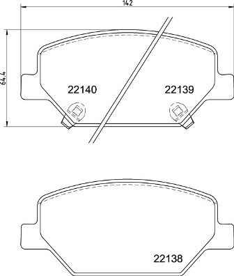 Колодки тормозные дисковые P07007 P07007 BREMBO