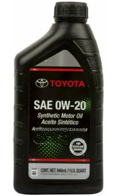 Масло моторное Toyota 0W-20 SP синтетическое 0.946 л 002790WQTE6S 00279-0WQTE-6S TOYOTA
