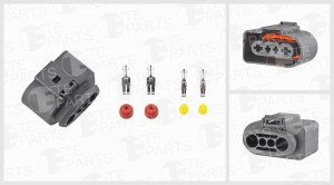 Разъем VW AUDI SEAT SKODA электрический (4-х контактный) TE PARTS 7740944 TE PARTS