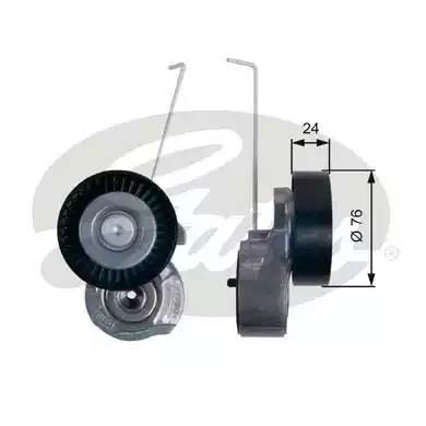 Натяжитель ремня поликлинового T38495 (7808-21395) T38495 GATES