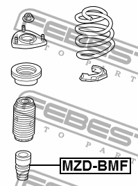 Отбойник передн амортизатора MAZDA 3 BM 2013-2015 MZD-BMF MZD-BMF FEBEST