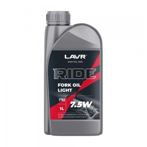 LAVR MOTO RIDE Fork oil 7.5W (1L) масло вилочное! полусинт.\ LN7783 LAVR