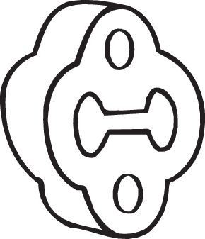 Кронштейн NISSAN Primera (96-02) глушителя BOSAL 255-128 BOSAL