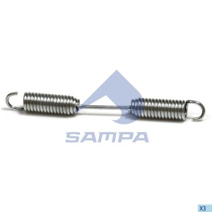 Пружина BPW колодки тормозной (236x24.5x4) SAMPA 070118 SAMPA