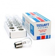 Лампа 24V P21/5W BAY15d 440/40лм Стандарт TESLAFT (Россия) 142967 TESLAFT