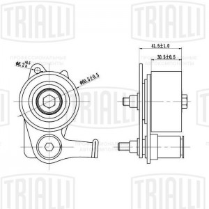 Ролик ГРМ Toyota Land Cruiser 80 (89-) 4.2d (натяж.) (CM 6181) CM 6181 TRIALLI