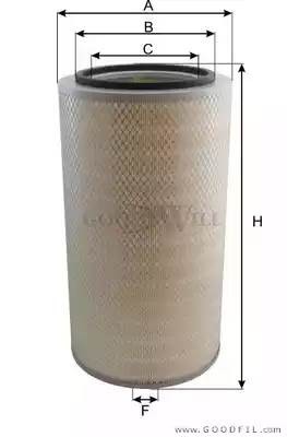 Фильтр воздушный (внешний) AG 1050 GOODWILL