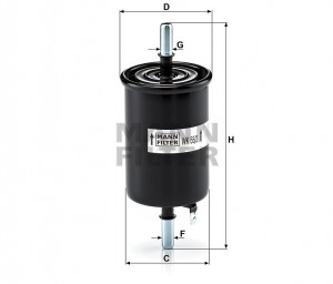 DAEWOO MATIZ (2001>) WK 55/2 MANN FILTER