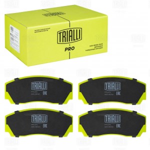 Колодки торм. с 4-порш. суппортами AP Racing (аналог FRP216) (PFR 6016) PRO PFR 6016 TRIALLI