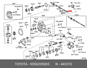 Кольцо уплотнительное  90562-09005 90562-09005 TOYOTA