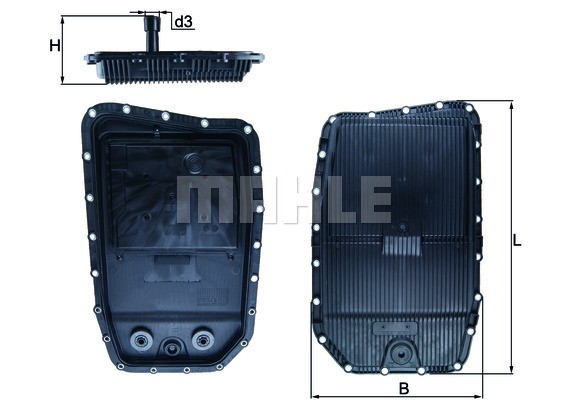 Фильтр гидравлический HX152 HX152 MAHLE KNECHT