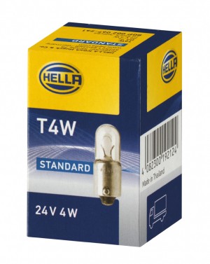лампа T4W-24V4W BA9s (стандарт) 8GP002067-241 HELLA