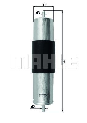 YAMAHA D=55ММ/L=58ММ OX803 MAHLE KNECHT