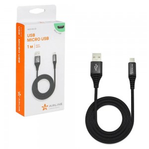 Кабель для телефона "AIRLINE" (mikro USB) ACH-M-23 AIRLINE