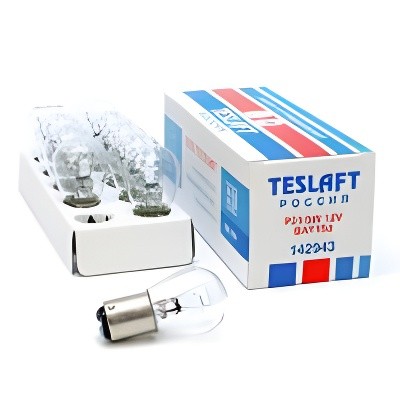 Лампа 12V P21/5W BAY15d 440/35лм Стандарт TESLAFT (Россия) 142943 TESLAFT