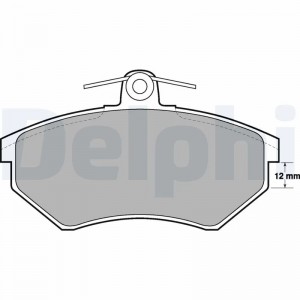 LP778 колодки дисковые п.\ Audi 80 1.6/1.9TD 91-94, VW Golf/Passat 88-97 LP778 DELPHI