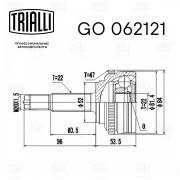 CHEVROLET AVEO (2004>) GO062121 TRIALLI