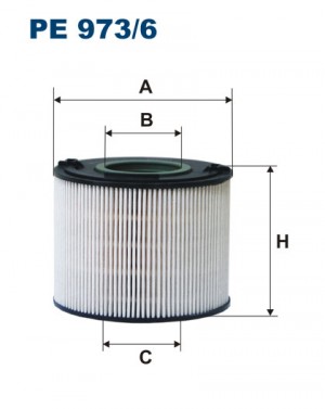Фильтр топливный VW Touareg (04-) (TDI) AUDI Q7 (06-) FILTRON PE973/6 FILTRON