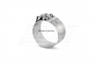 Хомут глушителя FH12 большой = 99329 / 99327 / 99327/T / 99328/T; D 127 / 132,0  99328 DINEX