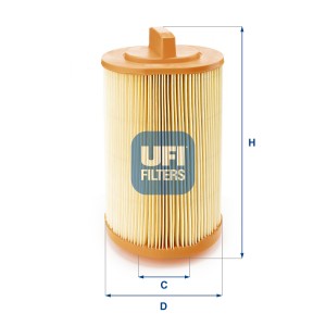 Фильтр воздушный MERCEDES C180-C230 W203, E200 W211 27.486.00 2748600 UFI