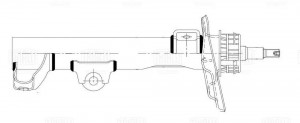 Амортизатор Mercedes C (W204) (07-) (стойка) перед. спорт. подвеска (AG 15065) AG 15065 TRIALLI