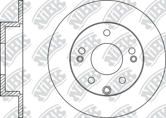 Диск тормозной HYUNDAI SONATA 2006-2010 RN1476 RN1476 NIBK