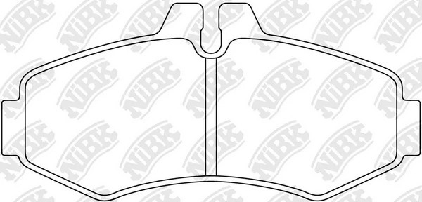 Колодки тормозные дисковые MERCEDES VITO 9303/SPRINTER (901-903) 06 PN0132 PN0132 NIBK