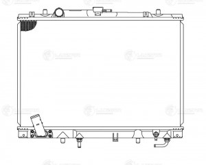 Радиатор охл. для а/м Mitsubishi Pajero Sport K90 (98-) 3.0i M/A LRc11126 LRC11126 LUZAR