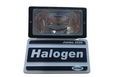 Стекло фары противотуманной универсальной (220х120х30) (белое) AYFAR SL2220C AYFAR