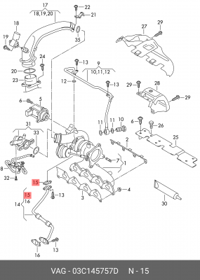 VAG 03C 145 757 D VAG