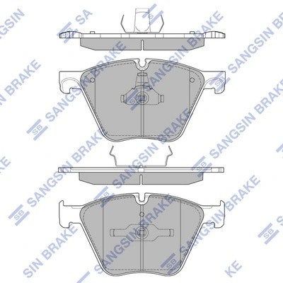 Колодки передние BMW X5 E70, 7 F01/F02 SP2395 SP2395 SANGSIN