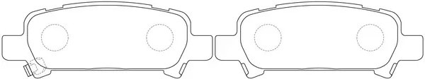 Колодки тормозные задние (SUBARU FORESTER 97-/IMPREZA 98-/LEGACY 98-/OUTBACK 00- BP27415 SB NAGAMOCHI