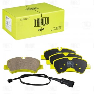 Колодки тормозные дисковые задние с датчиком, керамические PRO PF4392CR TRIALLI