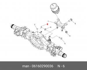 Шплинт 4X25-A2-12H 06160290036 MAN