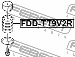 Отбойник FORD Transit (06-) рессоры задней FEBEST FDD-TT9V2R FEBEST