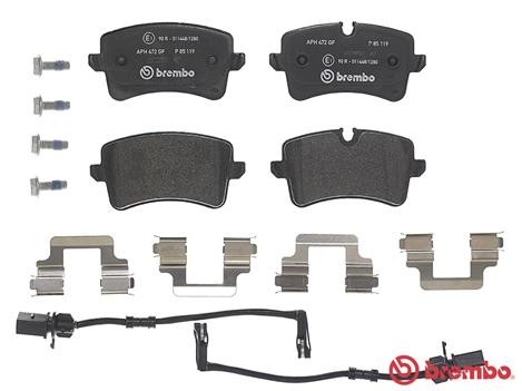Колодки тормозные P85119 P85119 BREMBO