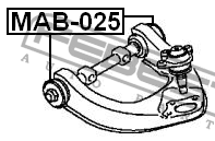 MITSUBISHI PAJERO 82>/PAJERO SPORT 2 шт.на рычаг / 4 на а/м. MAB-025 FEBEST