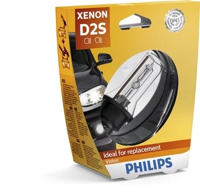 Лампа ксеноновая D2S 4600K блистер (1шт.) Xenon Vision PHILIPS 85122VIS1 PHILIPS