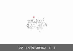 Стартер FAW 3250 OE 3708010B53DJ FAW