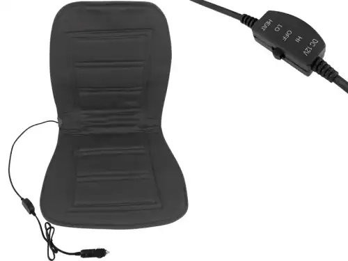 Накидка на сиденье с подогревом 12V с терморегулятором черная DOLLEX NSP950 DOLLEX