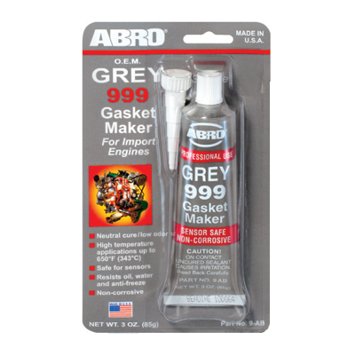 Герметик прокладок силиконовый ABRO (серый) 85 г. 9AB ABRO