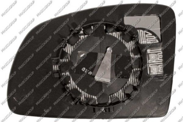 стекло зеркала правое! с кроншт. выпукл.\ Opel Meriva 1.4-1.8i/1.3D/1.7D 03-10 OP3507513 PRASCO GROUP