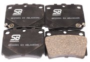 Колодки тормозные задние (MITSUBISHI PAJERO SPORT/MONTERO SPORT 9809 2.5D/3.0) B BP23391 SB NAGAMOCHI